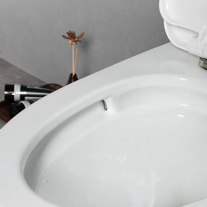 Hot Sale Modern Style Bathroom One Piece Porcelain Dual Flush Toilet Hotel Bathroom Home Floor Mounted Toilet