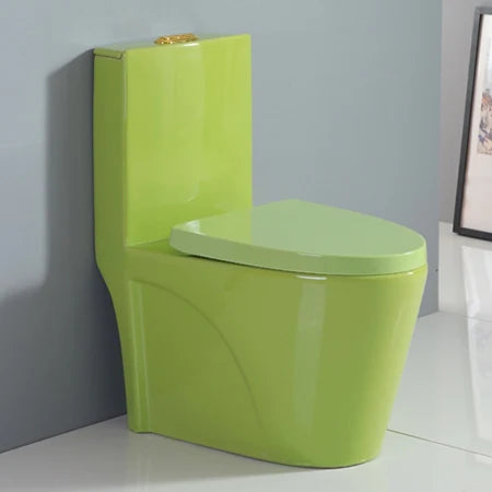 Hot Selling Hotel Modern One Piece Ceramic Black Toilet Floor Mounted Dual Flush S-trap