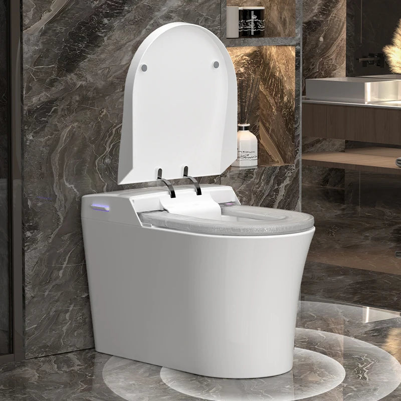 MUBI New Design One Piece WC Bidet Ceramic Bathroom Smart Toilet with Automatic Film Sleeving Changing and Seat Heating