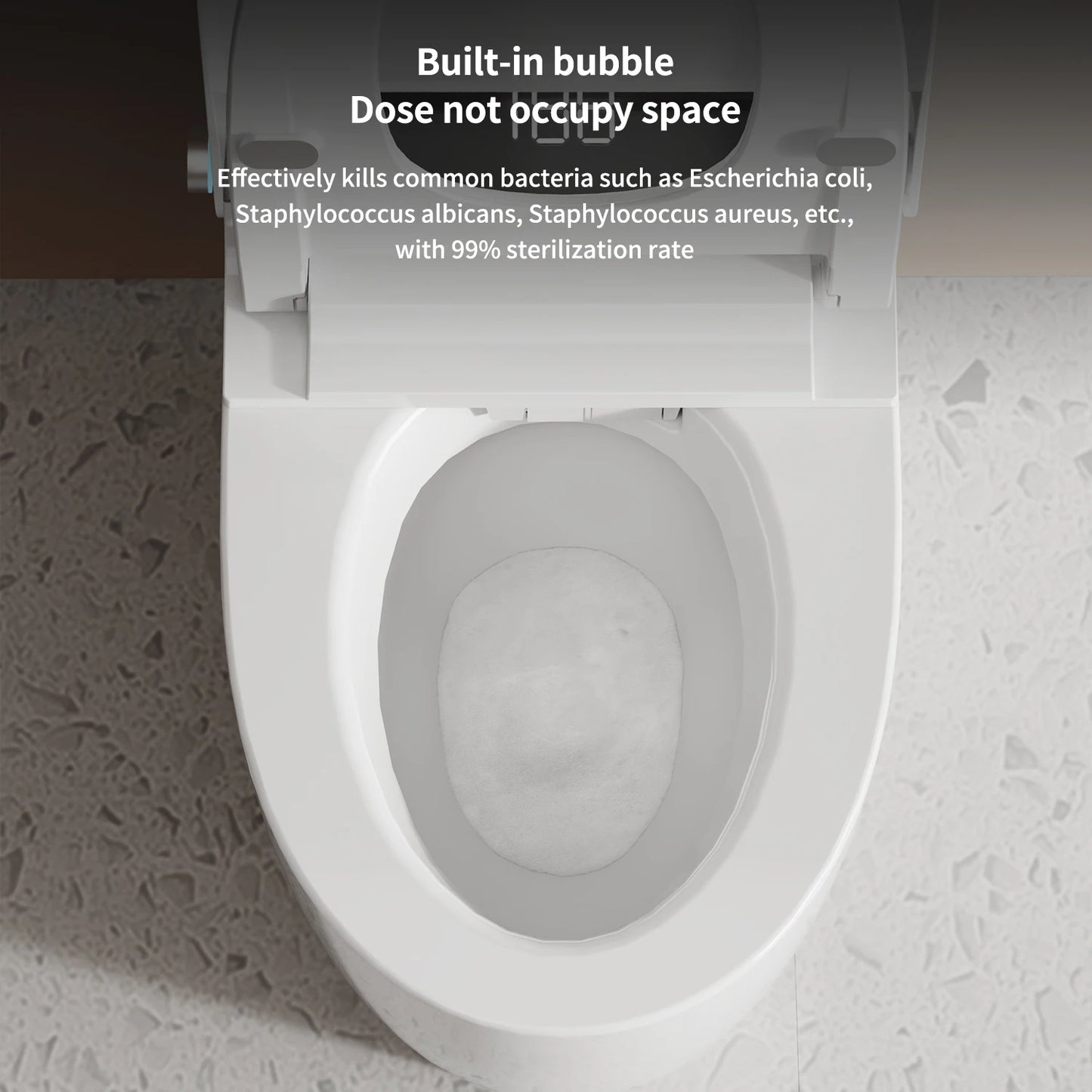 CUPC ETL Certified 110V US Standard Automatic Flush Water-Saving Elongated Smart Bidet Toilet with Remote Control