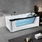 Modern Acrylic Jakuzzi Indoor Bathtub Hydromassage Fibreglass Double Whirlpool Jaccuzi Spa Bathtub