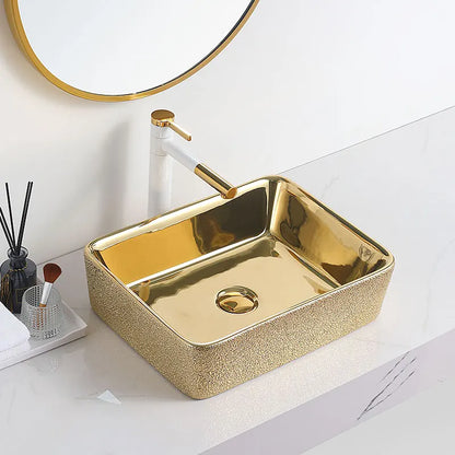 Tankless Wall Hung Sanitary Ware WC Wall Mounted Bathroom Two Pieces Water Closet Gold Toilet Set