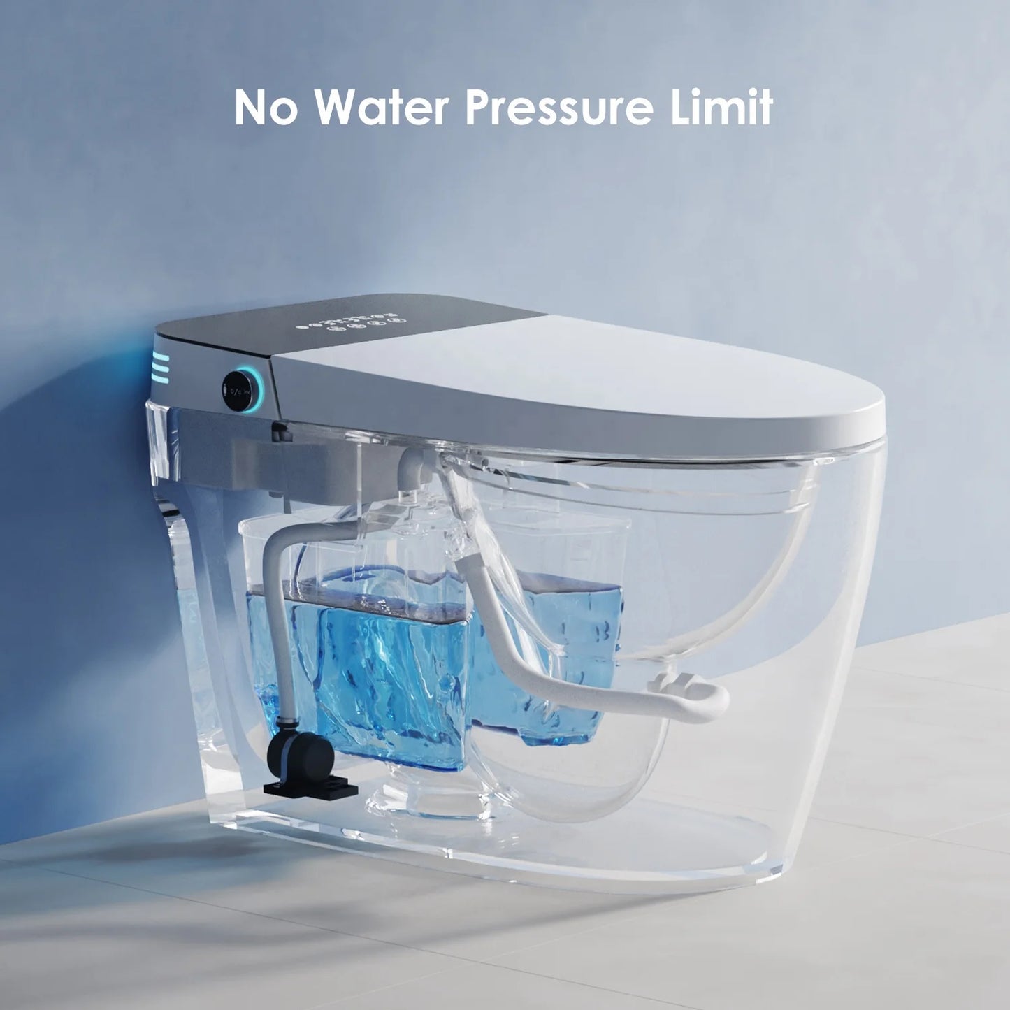 Smart Toilet UK Standards Plug Electric Toilette Intelligente Bidet Auto Flush Intelligent Toilet with Water Tank