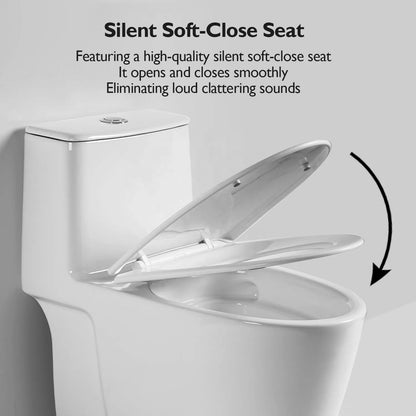 CUPC Toilet Sanitary Ware Modern Bathroom Ceramic Elongated One Piece Toilet for Bathroom and Home Use