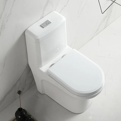 Modern Bathroom Floor Mounted Dual Flush WC Ceramic One Piece Water Closet Toilet