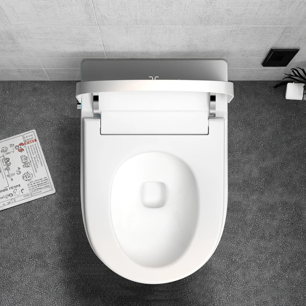 Concealed Cistern Wall Hang WC Toilet Bowl Bathroom Automatic Tankless Intelligent Wall Mounted Smart Toilet