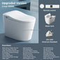 Smart One-Piece Electric Bidet Toilet with Heated Seat Night Light Wireless Remote Control, Modern Ceramic Toilet