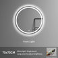 American Standard 700mm Frameless Round Bathroom LED Wall Mounted Smart Mirror Illuminated for Hotels