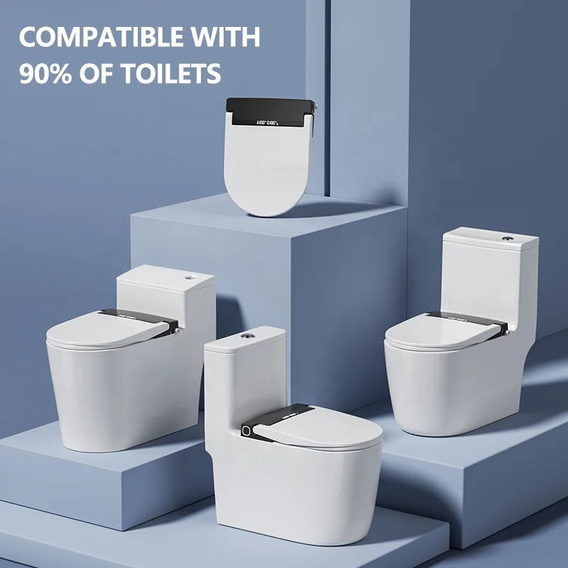 Self Cleaning Smart Wc Toilet Seat U Shape Automatic Cover Electric Bidet Lid Bathroom Intelligent Soft Close Heated Toilet Seat