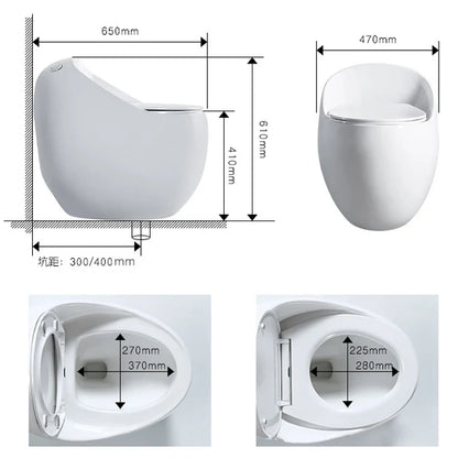 High Quality Ground S Trap Egg Types Toilet Bowl Wc Comode Ceramic Sanitary Ware Bathroom Toilet