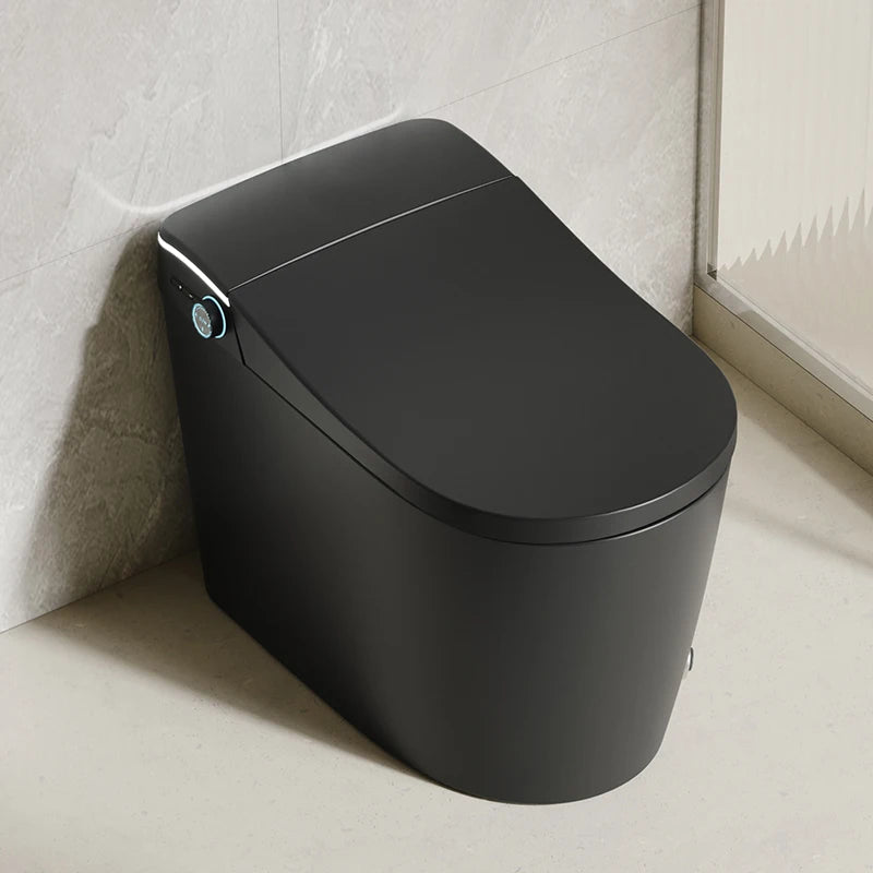 Modern Bathroom Smart Toilet Black Ceramic Automatic Electronic Control Bidet Wc Intelligent Toilet
