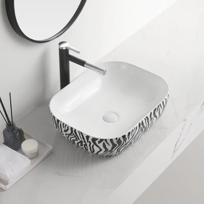 Custom Design Marbled Water Closet Wall Mounted Toilet Bowl Sink Combo Ceramic Sanitary Ware Toilet Set