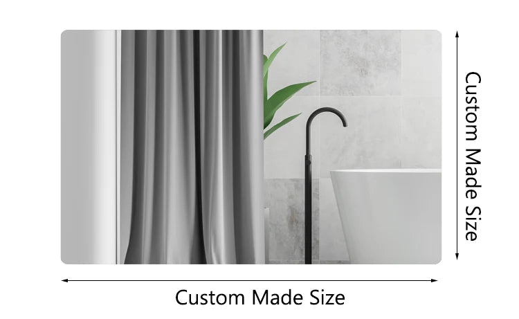 Minimalist Large Rectangular Frameless Bathroom Mirror for Wall for Apartment or Villa Hotel Wall Mounted Mirror