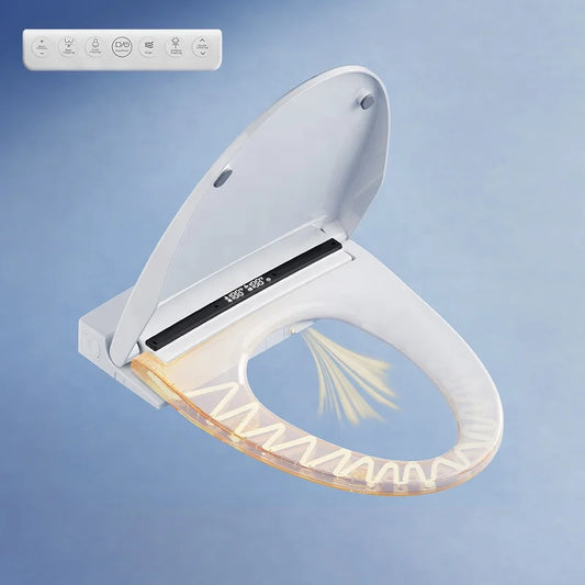 V-Shaped Design Smart Bidet Toilet Seat Thin Lid Electric Heated Toilet Cover Intelligent Toilet Seat