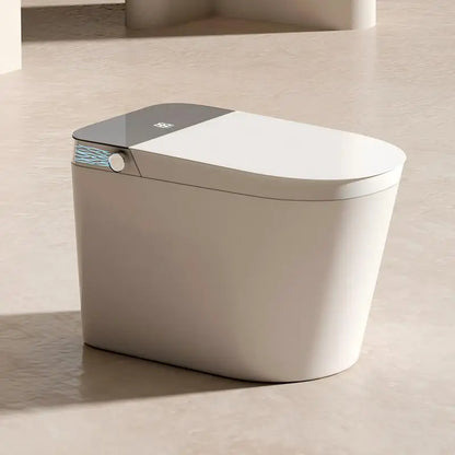 Hot Selling Floor Mounted Ceramic Smart Toilet Bowl Remote Control Heated Seat Air Drying Hotel Aroma Air Purification Function
