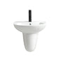 Bathroom Wall Hang Hand Wash Basin Sink White Ceramic Two Piece Half Pedestal Basin