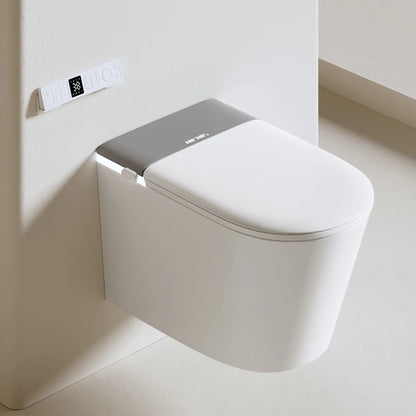 Rimless Smart Toilet Bidet Wall Mounted Self Cleaning P Trap Suspended WC Intelligent Automatic Wall Hung Smart Toilet