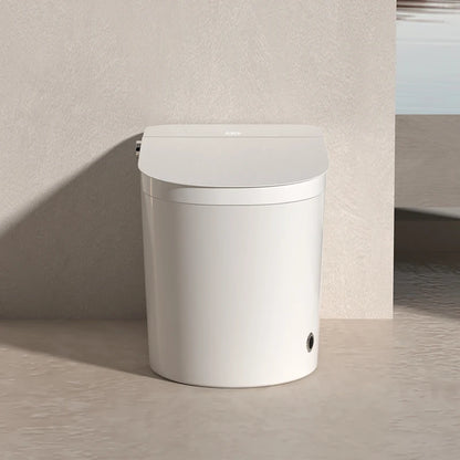 Hot Selling Floor Mounted Ceramic Smart Toilet Bowl Remote Control Heated Seat Air Drying Hotel Aroma Air Purification Function