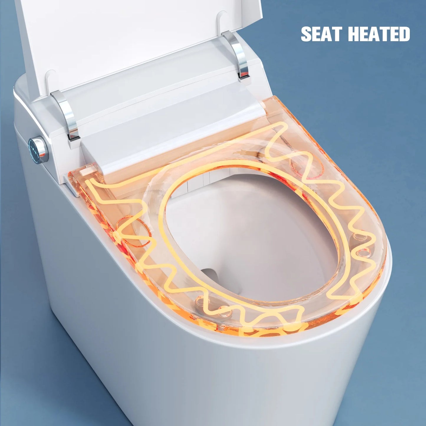 Modern Ceramic Toilet Smart One Piece Sanitary Ware Bathroom WC Intelligent Bidet Toilet