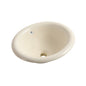 High Quality MUBI Modern Counter Top Oval Semi Recessed Easy Clean Ceramic Bathroom Vanity Sink with 2-Year Warranty