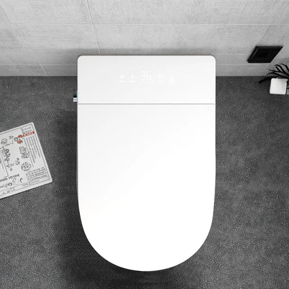 Concealed Cistern Wall Hang WC Toilet Bowl Bathroom Automatic Tankless Intelligent Wall Mounted Smart Toilet