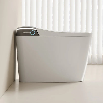 CUPC Intelligent New Design Auto Washing Infrared Therapy Automatic Flip Flush Elongated Smart Bidet Toilet