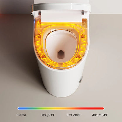 MUBI Smart Toilet with Remote Control & Seat Heating 110V Electric North America Standard Floor Mounted Intelligent Toilet