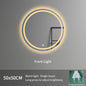European Standard Modern Illuminated Adjustable LED Bath Round Mirror Hotel Wall-Mounted Smart Mirror