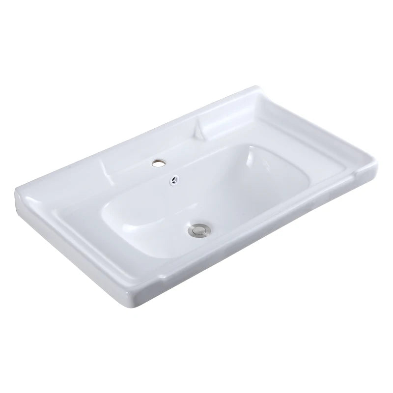 Modern White Ceramic Vanity Sink Bathroom Wholesale Porcelain Cabinet Basin Sink