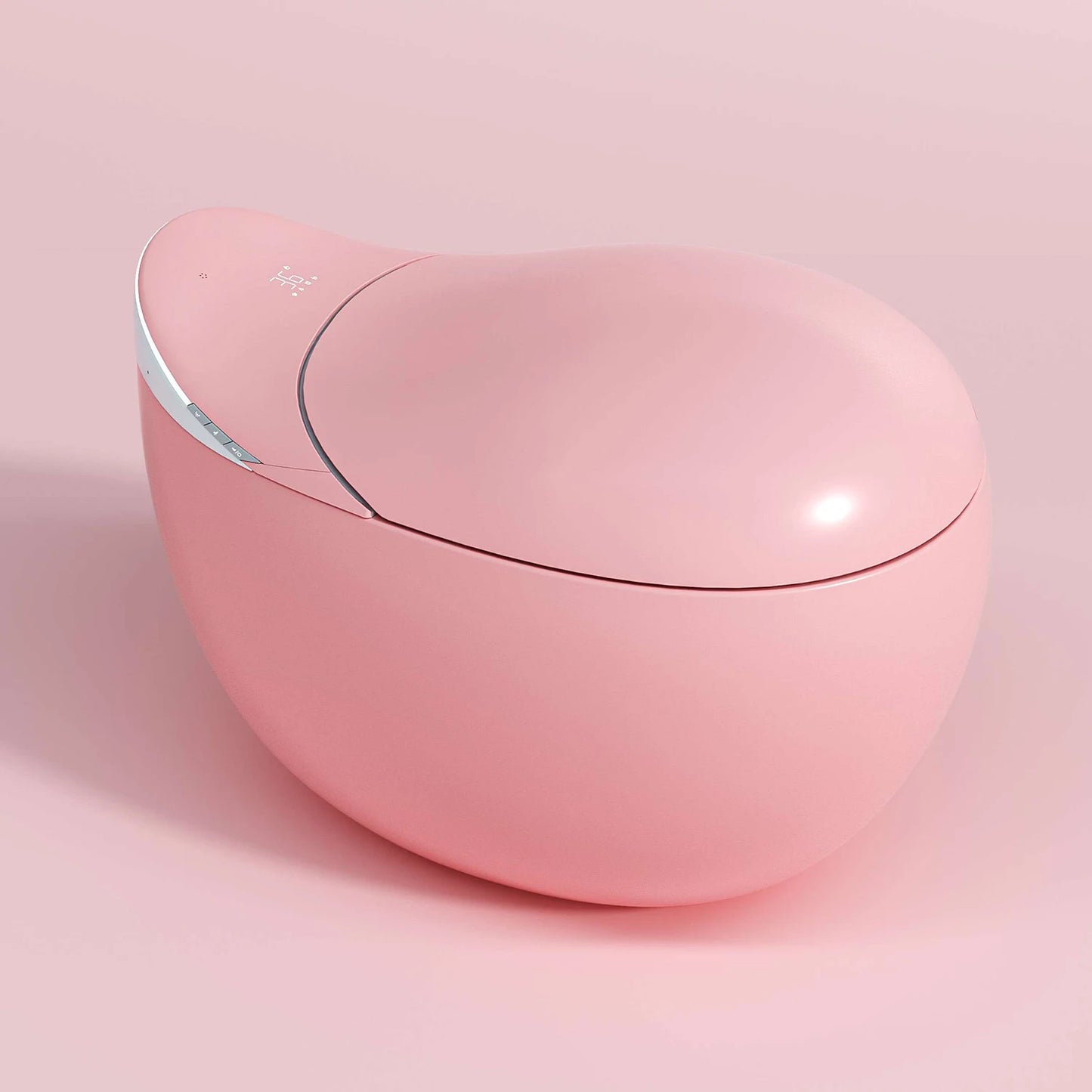 Whale Styling Design Automatic One Piece Smart Remote Control Seat Heating Elongated S-trap Bidet Seat Intelligent Toilet