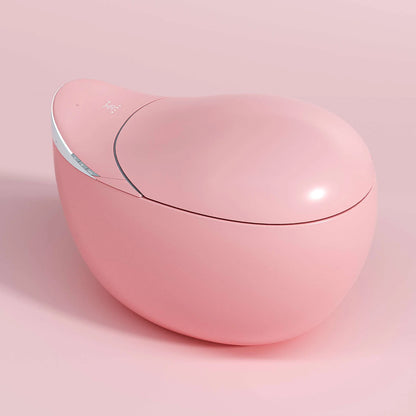 Whale Styling Design Automatic One Piece Smart Remote Control Seat Heating Elongated S-trap Bidet Seat Intelligent Toilet