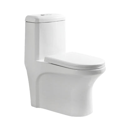 Modern Bathroom Floor Mounted Dual Flush WC Ceramic One Piece Water Closet Toilet