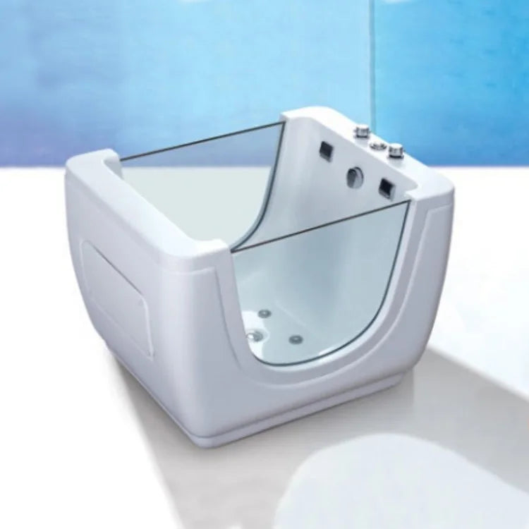 Small Acrylic Coloured Jaccuzi Baby Spa Hydrotherapy Bath Tub Aittherapy Whirlpool Massage Bathtub for Babies