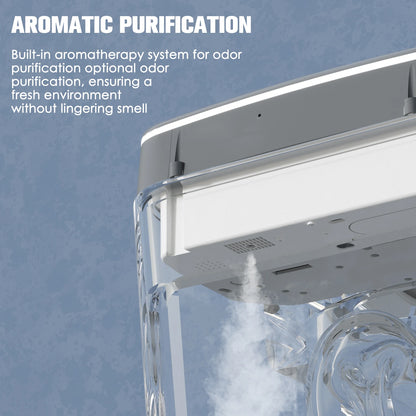 MUBI High-Tech Modern Bathroom Sanitary Ware Designs Foot Sensation Flushing Intelligent Ceramic One Piece Smart Toilet