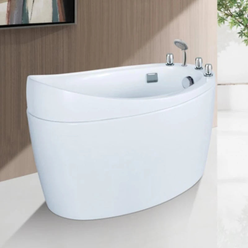 Wholesale Single Acrylic Deep Mini Bathtub Modern Bathroom Small Free Standing Bath Tub