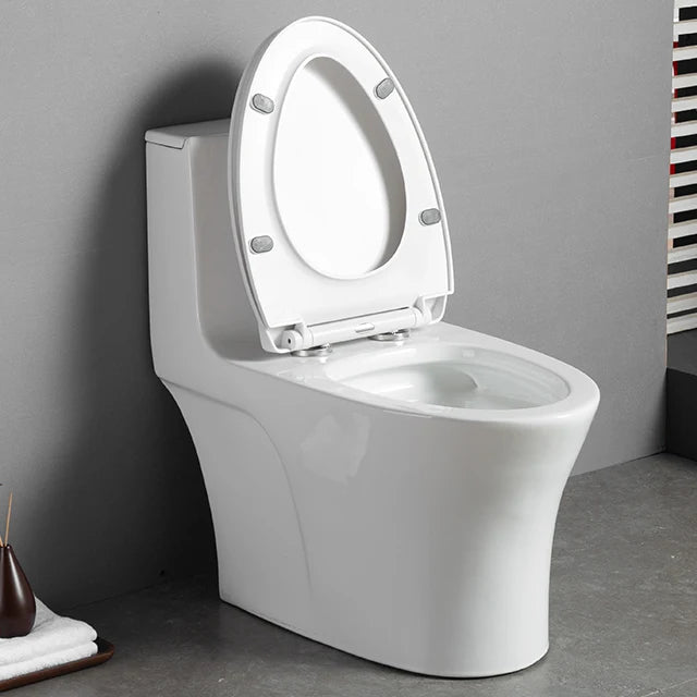 Modern Bathroom Flush Toilet Floor Mounted One Piece Sanitary Ware Ceramic Wc Toilet