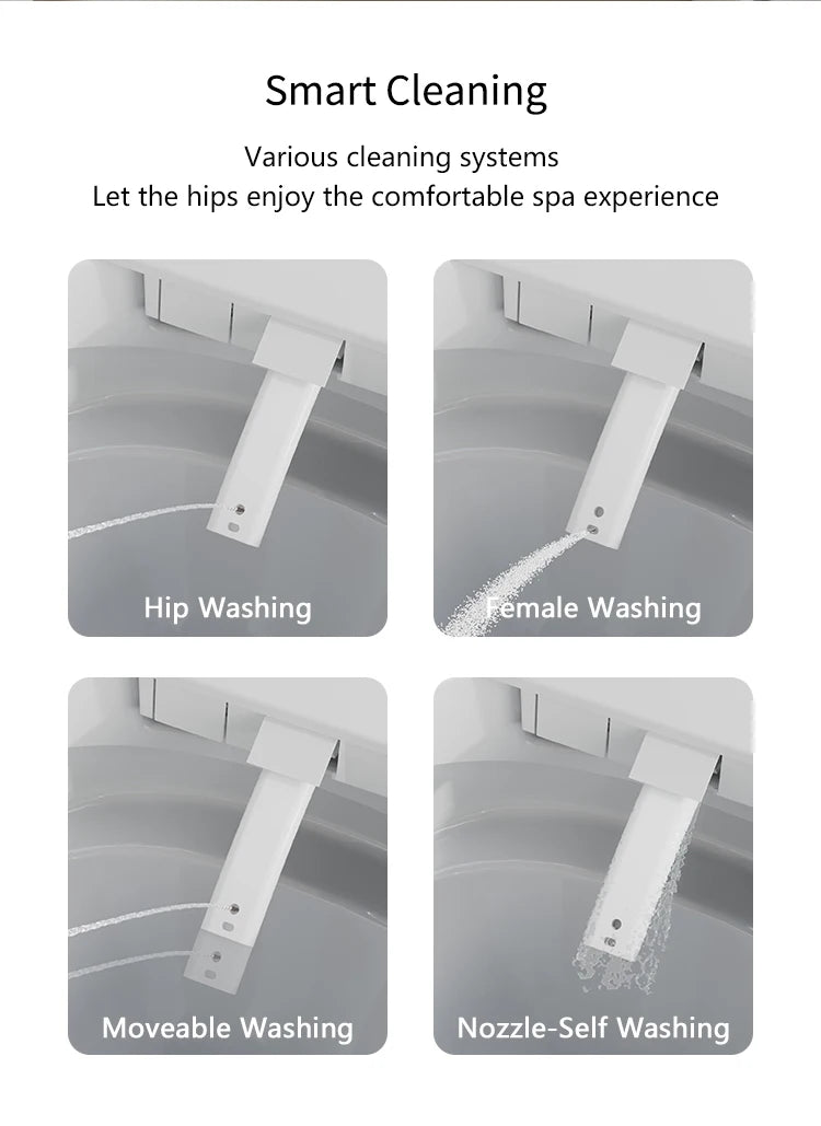 Smart Bidet Toilet with Built in Tank Modern Full Function Automatic WC Smart Intelligent Toilet
