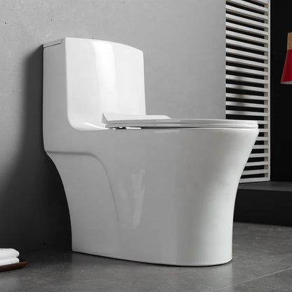 Modern Bathroom Flush Toilet Floor Mounted One Piece Sanitary Ware Ceramic Wc Toilet