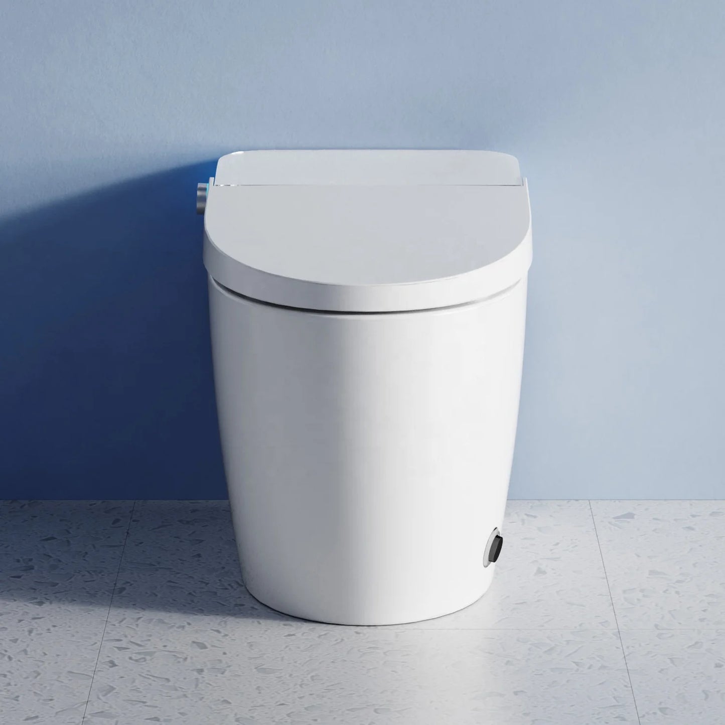 Simple Version Smart Bathroom Electric Bidet Toilet Bowl Ceramic Sanitary WC S-trap Heated Seat Night Light Toilet