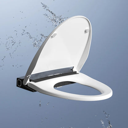 CE Certified Electronic Heated Slow-closing Cover V-Shape Smart Toilet Seat with Remote Control, Self-cleaning, Eco Mode
