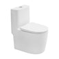New Design White Elongated Modern S-Trap Floor Mounted Ceramic WC Dual Flush Bathroom Sanitary Ware One Piece Toilet